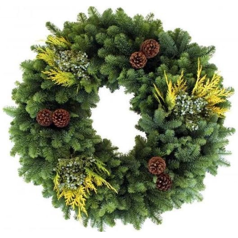 Conifer and Spruce Christmas Wreath