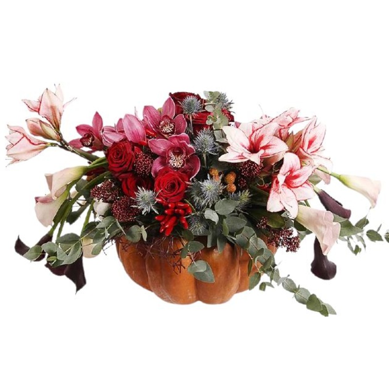Luxury Halloween Pumpkin Arrangement