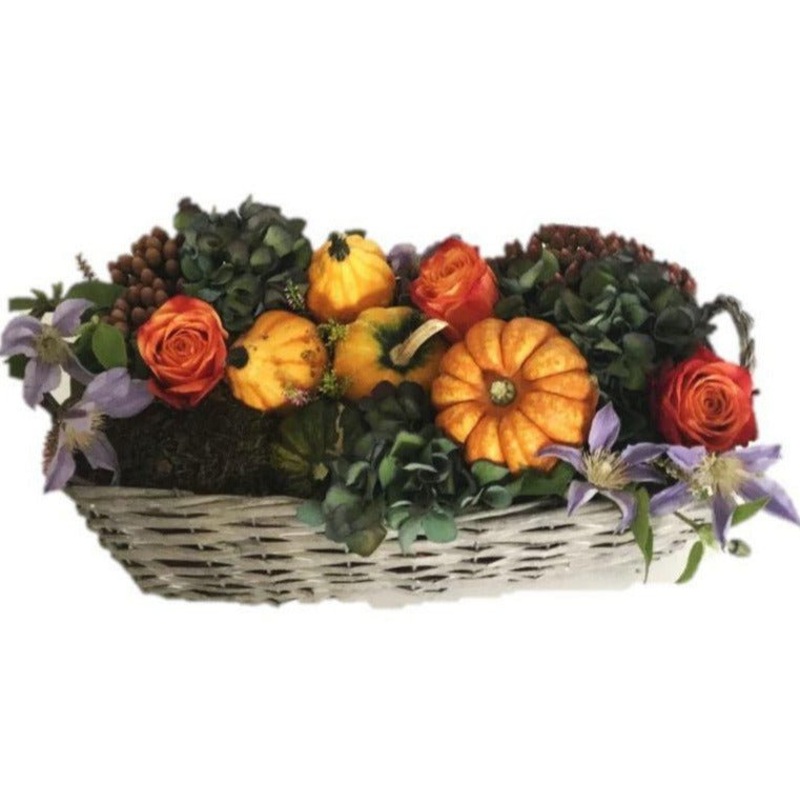 Pumpkin Basket Arrangement