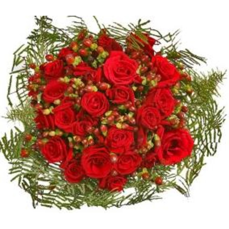 Red Rosiness Bouquet-Small (20 stems) & Regular (30 stems) & Large (40 stems) & Extra Large (50 stems) & Luxury (70 stems) & Glamour (80 stems) & Exclusive Glamour (100 stems) & Premium (120 stems)