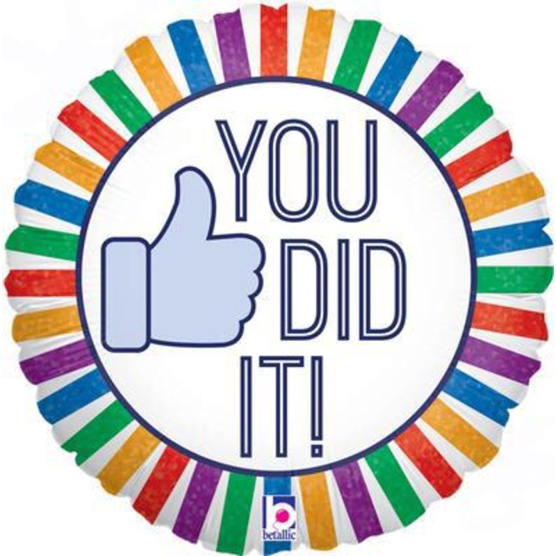18in YOU DID IT! Balloon
