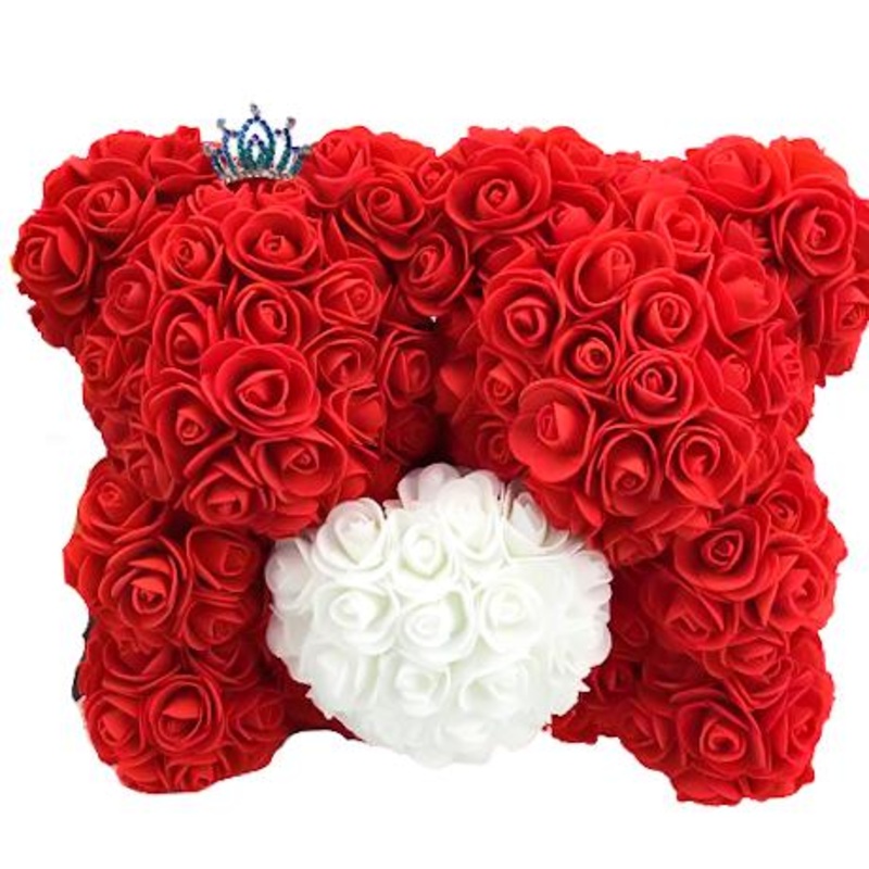 Twin Luxury Red Rose Teddy Bear