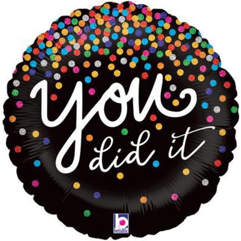 YOU DID IT! Balloon (18in)