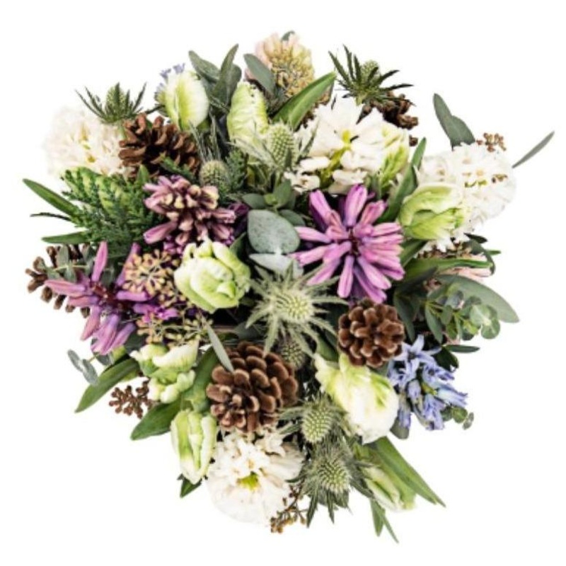 Christmas Hyacinth Bouquet-Regular (15 stems) & Medium (20 stems) & Large (25 stems) & Extra Large (30 stems) & Extra Large (40 stems) & Luxury (50 stems) & Glamour (60 stems)