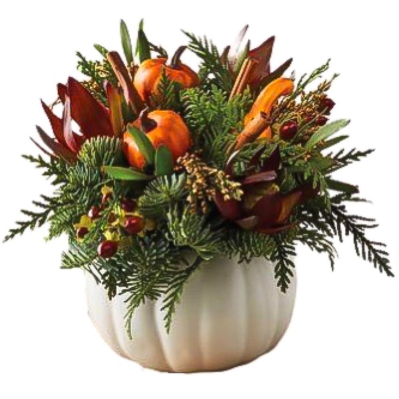 Family Pumpkin Arrangement