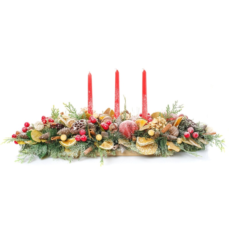 Glamour Christmas Centerpieces