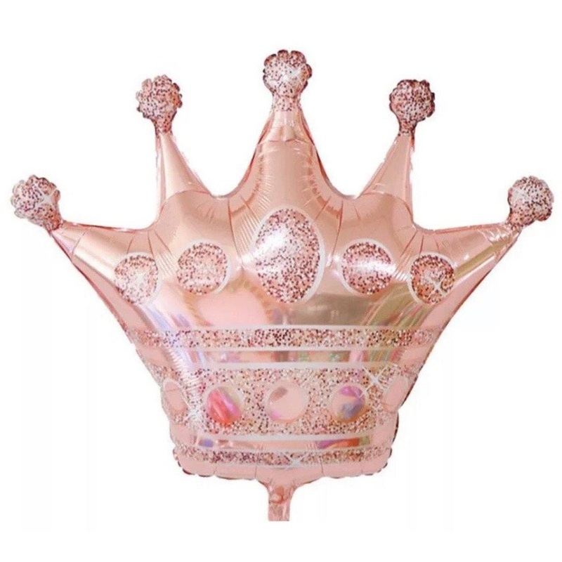 Rose Gold Crown Balloon-75cm x 75cm & 100cm x 90cm