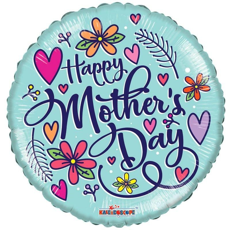 18inch Turquoise Balloon Happy Mother’s Day