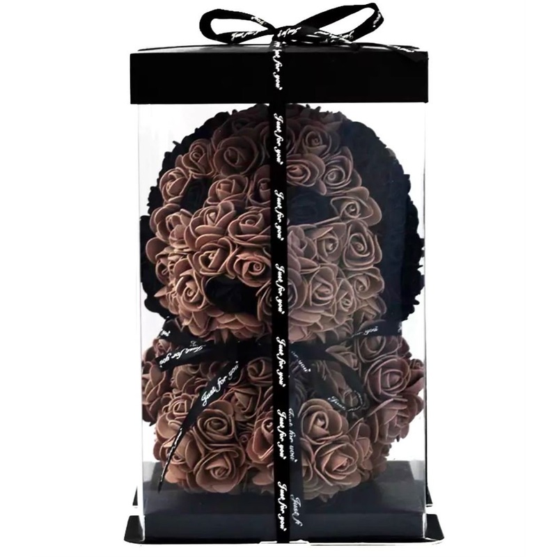 Coffe Rose Dog Artificial Flower