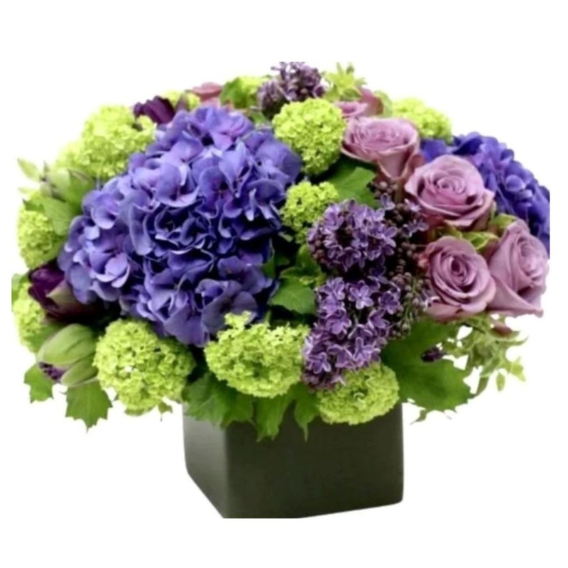 Hydrangea and Lilac Luxury Box