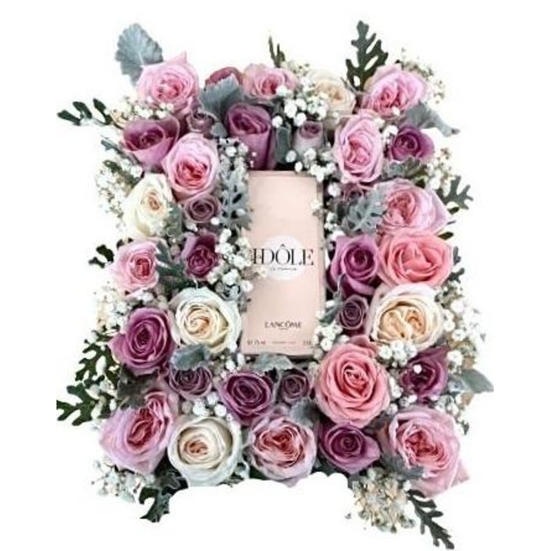 Perfume in Pastel Roses Glamour Box