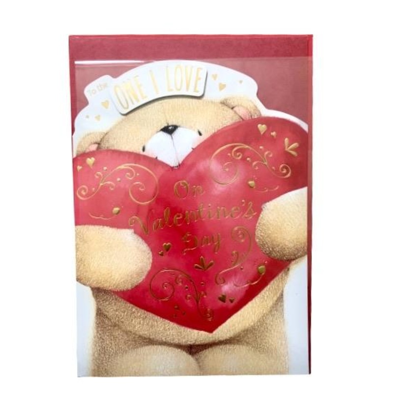 Teddy Bear Valentine’s Day Greeting Card,