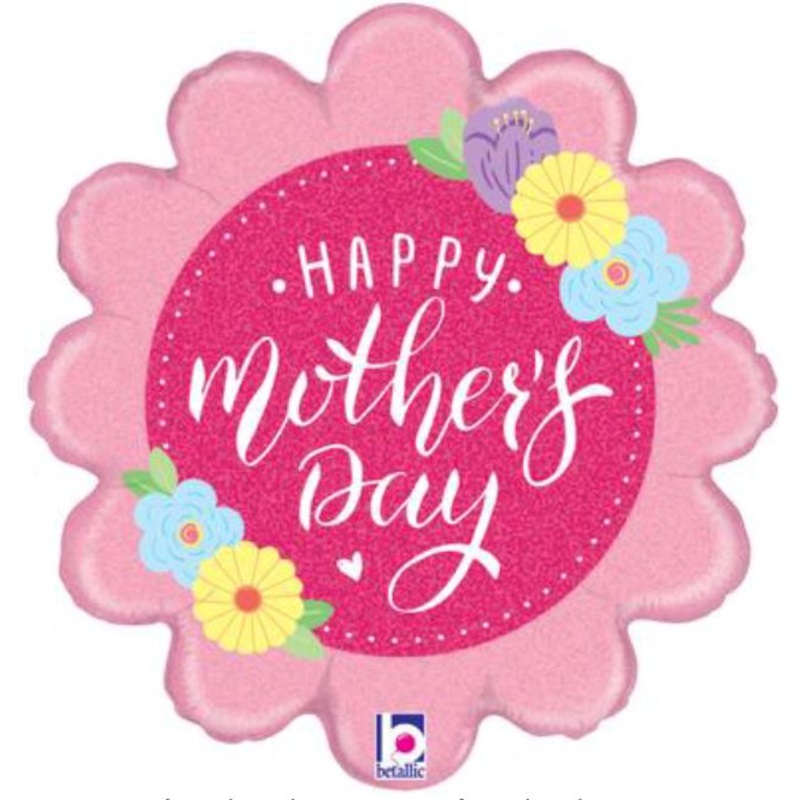 Flower Shape 18 nich Balloon Happy Mother’s Day