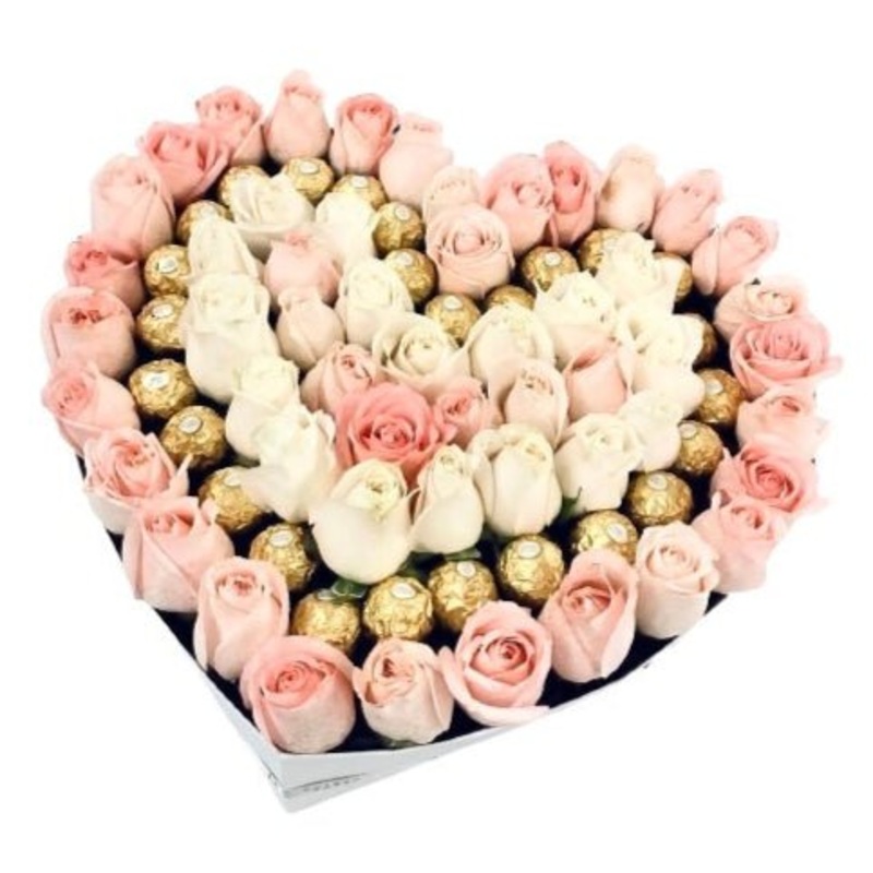 Stunning Roses and Chocolates Box