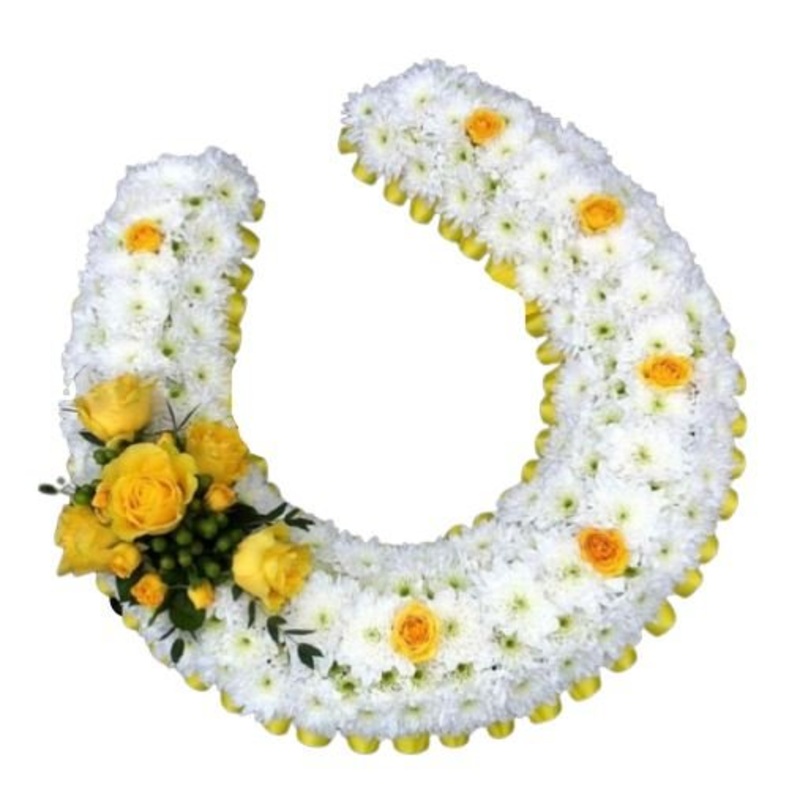 White and Yellow Horseshoe Tribute