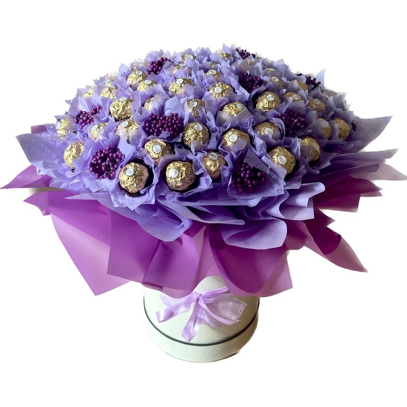 Chocolate Box with Purple Berry