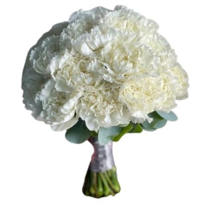 Classic Carnations Bridal Bouquet