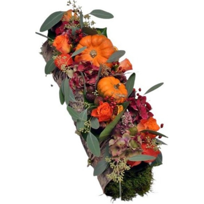 Halloween Nature Cork- boat Arrangement