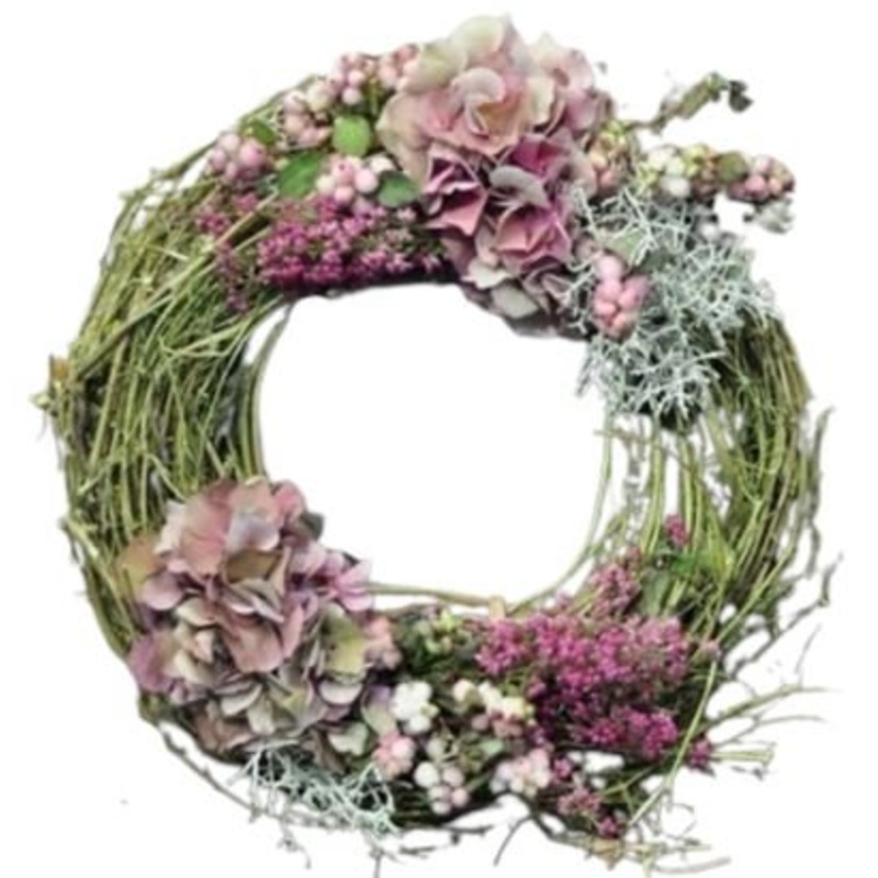 Pink Vintage Branches Wreath-36cm  (14 inch) & 42cm (16 inch)