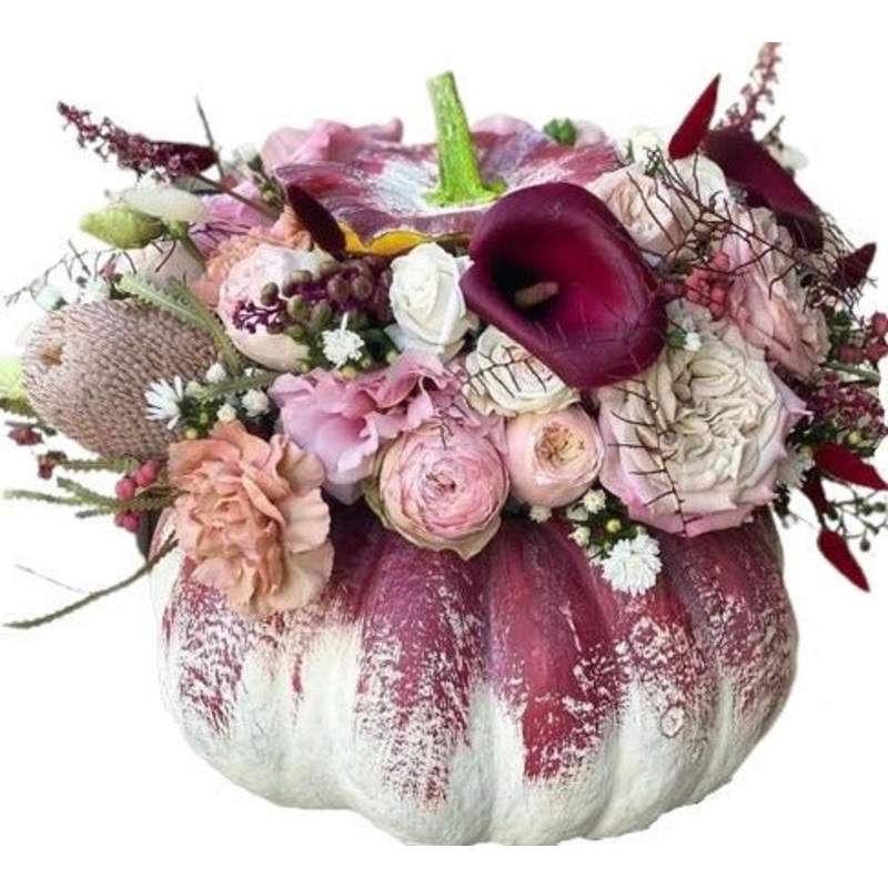 Roseberry Pumpkin Arrangement