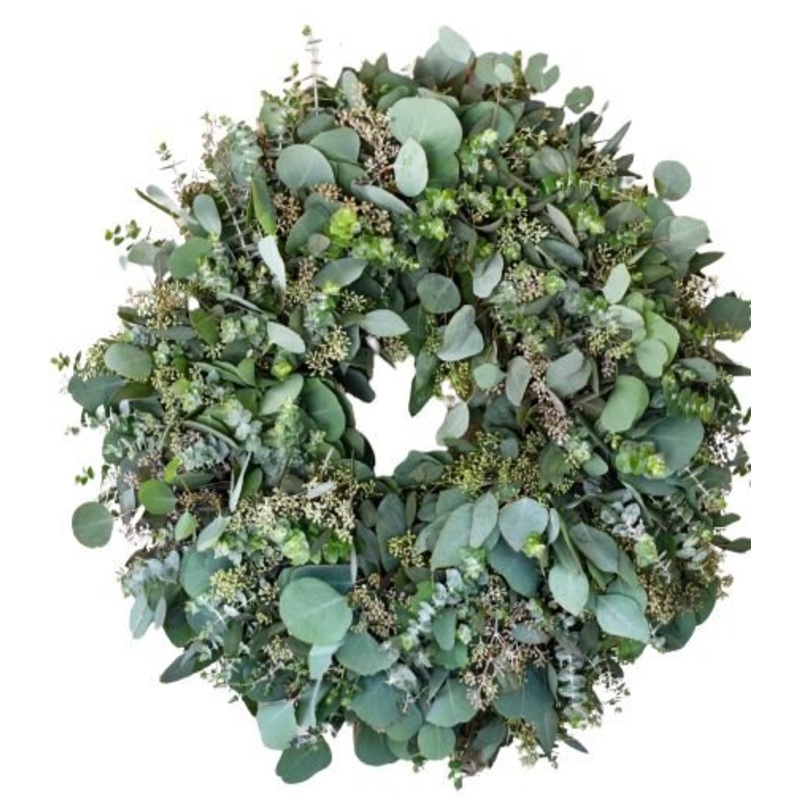 Natural Populus Berry Christmas Wreath
