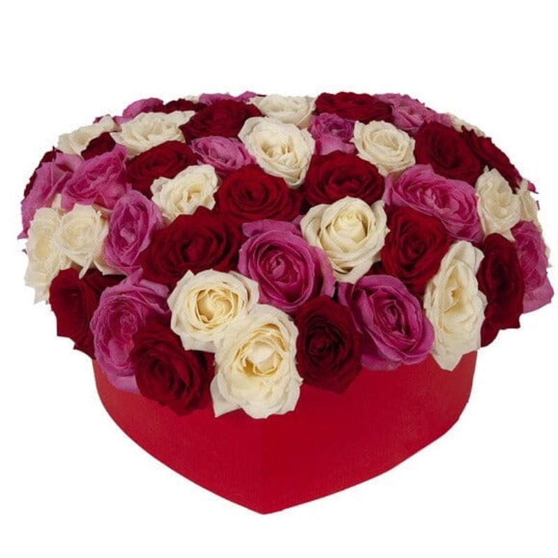 Beautiful Box of Roses-Extra Small (20 stems) & Small (30 stems) & Medium (40 stems) & Regular (50 stems) & Large ( 65 stems) & Extra Large ( 80 stems) & Luxury (100 stems) & Glamour (150 stems) & Exclusive Glamour (200 stems) & Premium (300 stems) & Prem