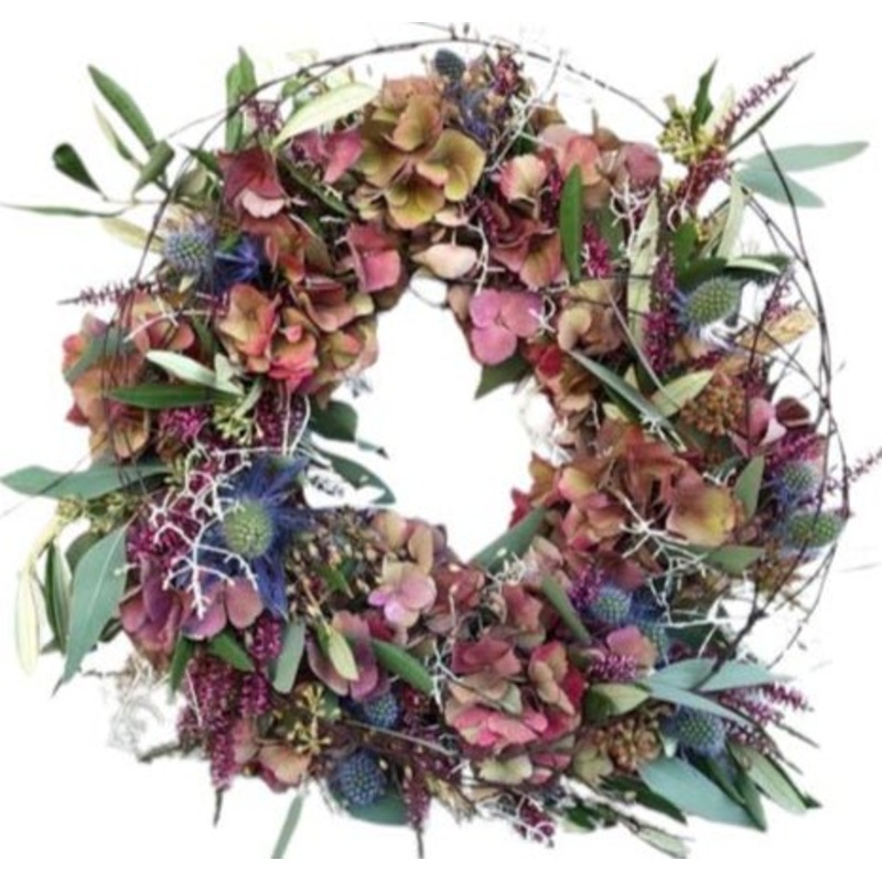 Beautiful Wild Autumn Door Wreath
