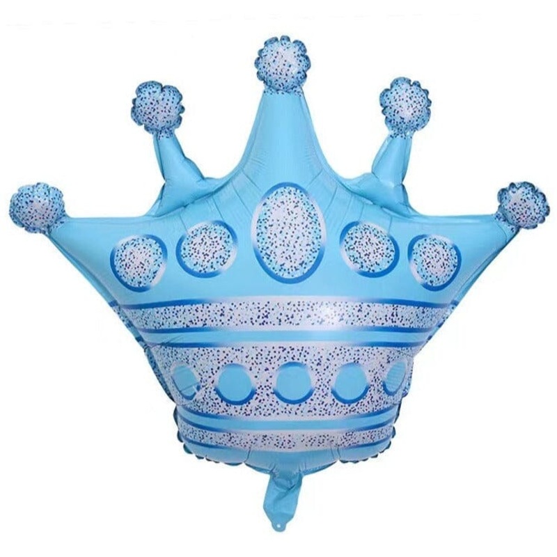 Blue Crown Balloon-75cm x 75cm