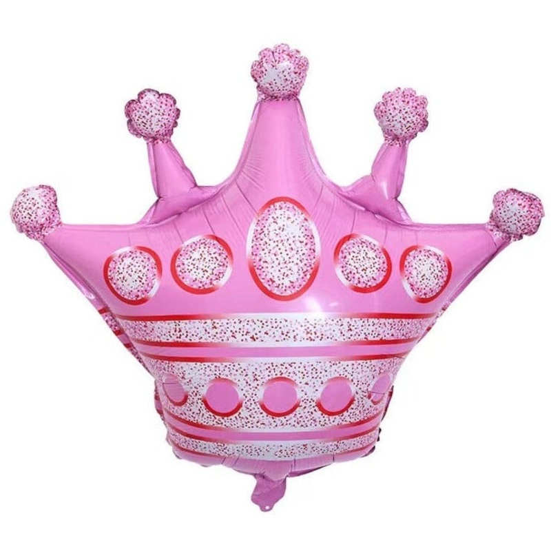 Candy Pink Crown Balloon-75cm x 75cm