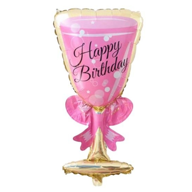 Large Champagne Glass Foil Balloon