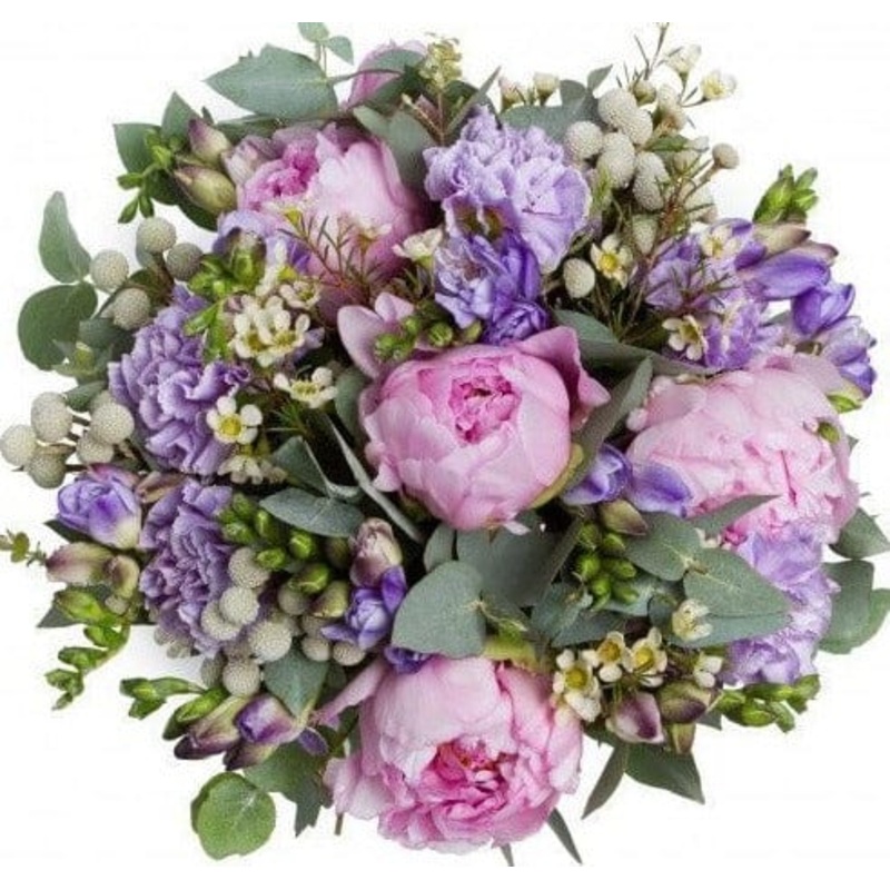 Pink Sapphires Bouquet-Small (20 stems) & Regular (25 stems) & Large (30 stems) & Extra Large (40 stems) & Luxury (50 stems) & Glamour (60 stems) & Exclusive Glamour (80 stems) & Posh (100 stems)