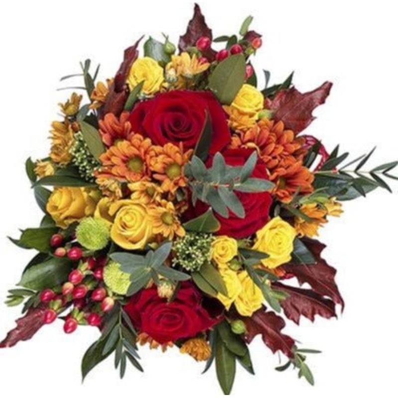 Autumn Improvisation Bouquet-Regular (18 stems) & Large (25 stems) & Extra Large (35 stems) & Luxury (50 stems) & Glamour (65 stems) & Exclusive Glamour (80 stems) & Premium (100 stems)