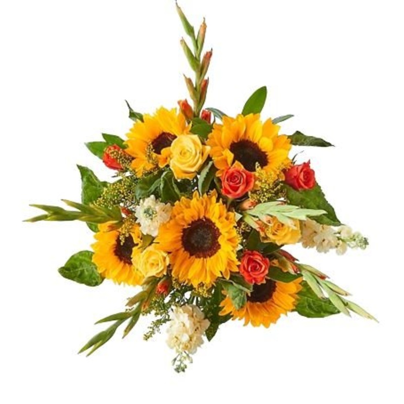 Sunflowers with Gladiolus Bouquet