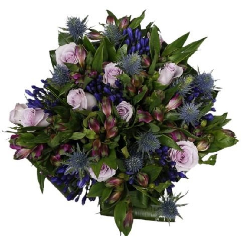 Vintage Lavender Roses Bouquet