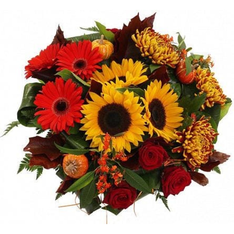 Harvest Harmony Bouquet-Small (20 stems) & Regular (25 stems) & Large (30 stems) & Extra Large (35 stems) & Luxury (40 stems) & Glamour (55 stems) & Exclusive Glamour (70 stems) & Premium (85 stems) & Posh (100 stems)