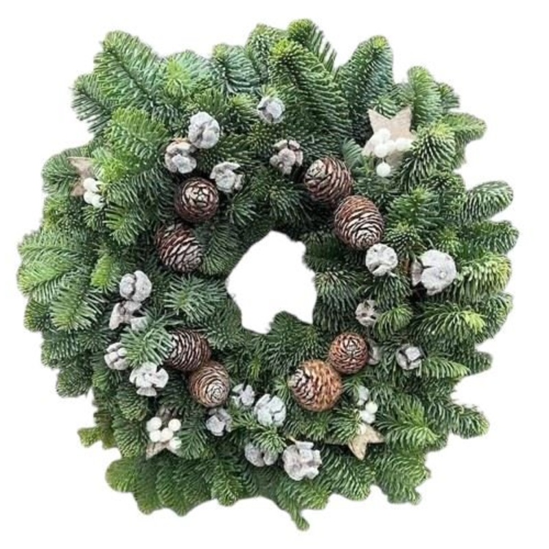 Natures Whisper Wreath-36cm  (14 inch) & 42cm (16 inch) & 50cm (20 inch) & 60cm (24 inch) & 80cm (32 inch) & 100cm (40 inch)
