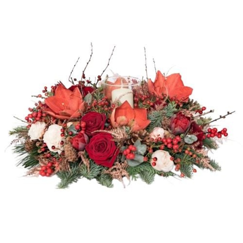 Stunnning Amarylis Event Centerpiece