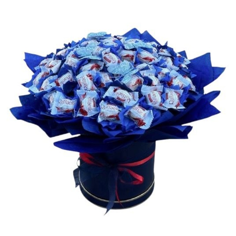 Butterfly in Blue Chocolate Luxury Box