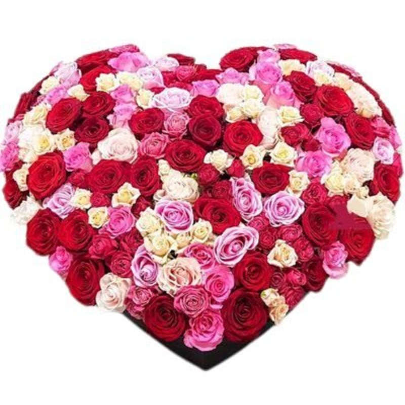 Gorgeous Box of Roses and Spray Roses