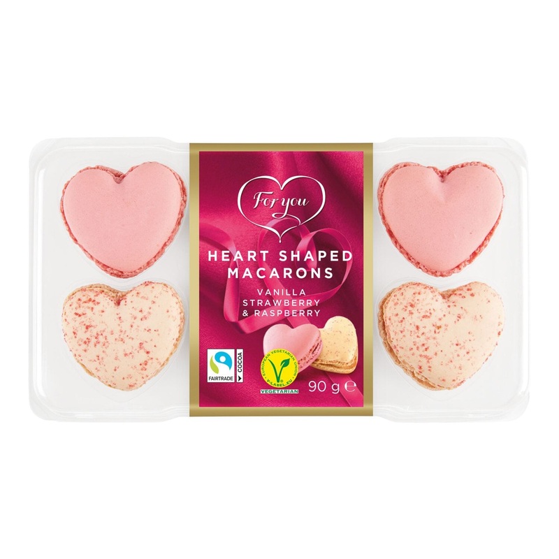 Delicious Heart Shaped Macarons For You