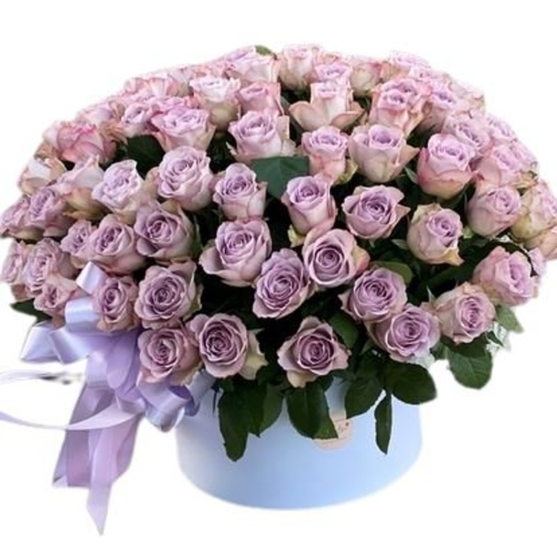 Luxury Lavender Roses Box-Extra Small (10 stems) & Small (20 stems) & Medium (30 stems) & Regular (40 stems) & Large (60 stems) & Extra Large (80 stems) & Luxury (100 stems) & Glamour (120 stems) & Exclusive Glamour (140 stems) & Premium (180 stems) & Pos