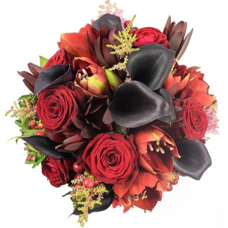 Red Imperial Bouquet-Small (20 stems) & Regular (30 stems) & Large (45 stems) & Luxury (55 stems) & Glamour (65 stems) & Exclusive Glamour (75 stems) & Premium (85 stems)