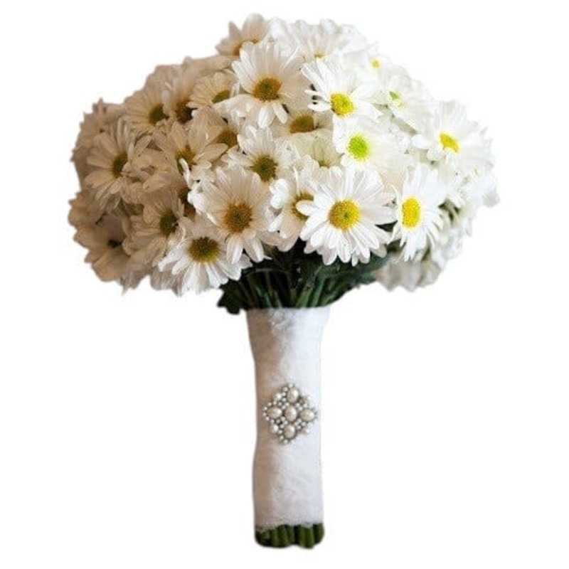 Classic Daisy Leucanthemum Bridal Bouquet