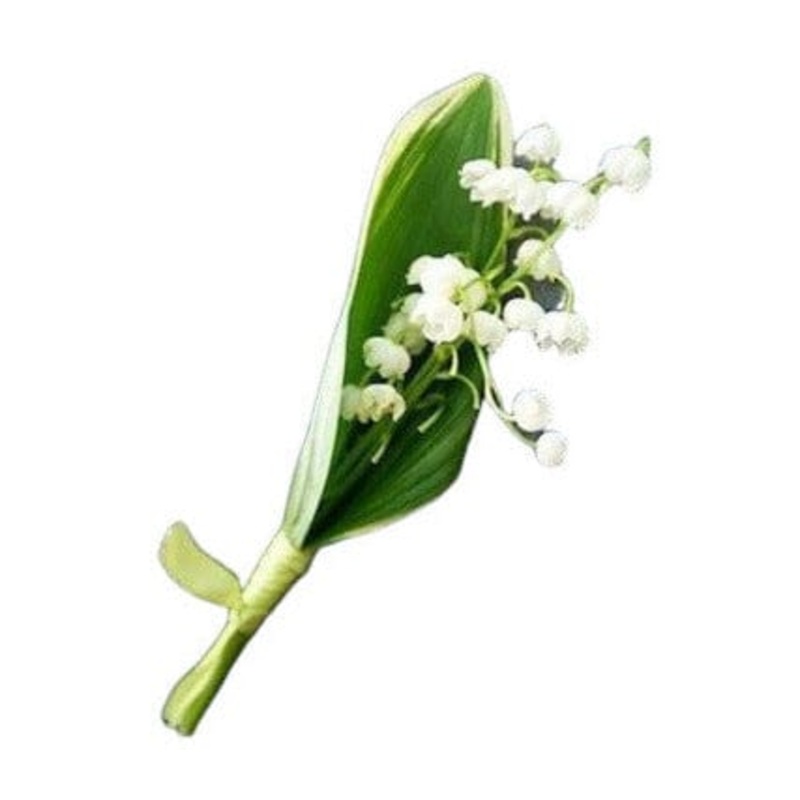 Lily of the Valley Buttonhole