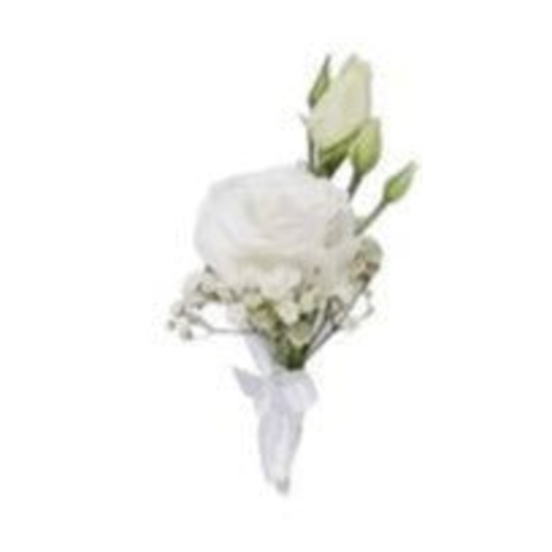 Lisianthus with Gypsophila Buttonhole