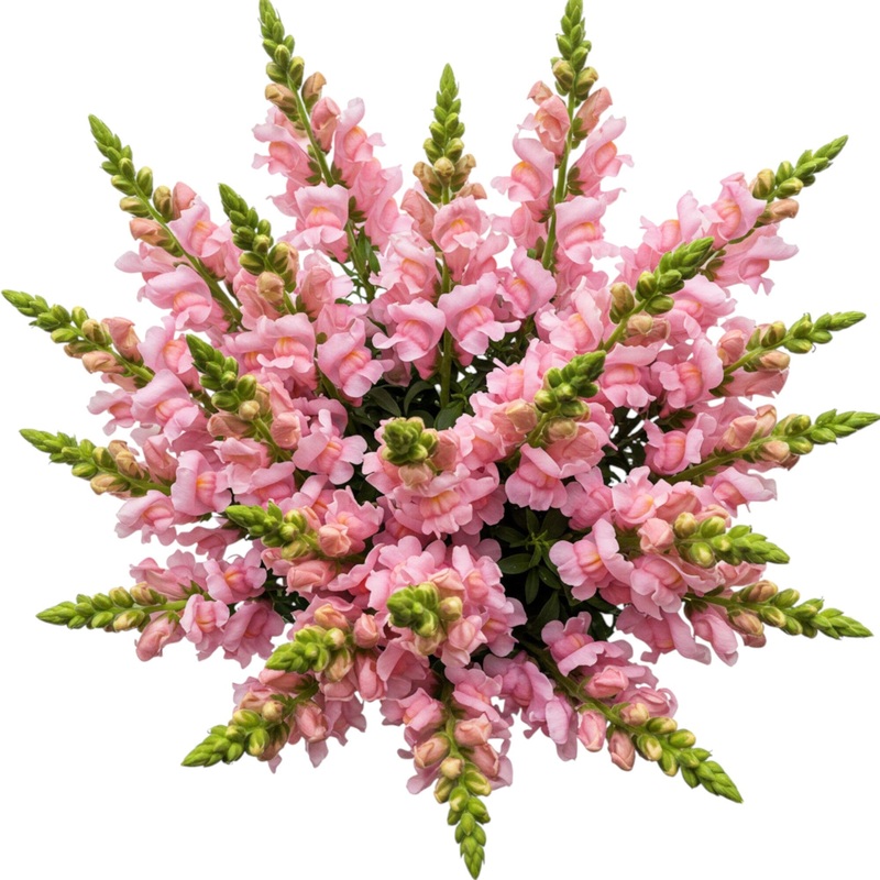 Bouquet of Light Pink Snapdragons