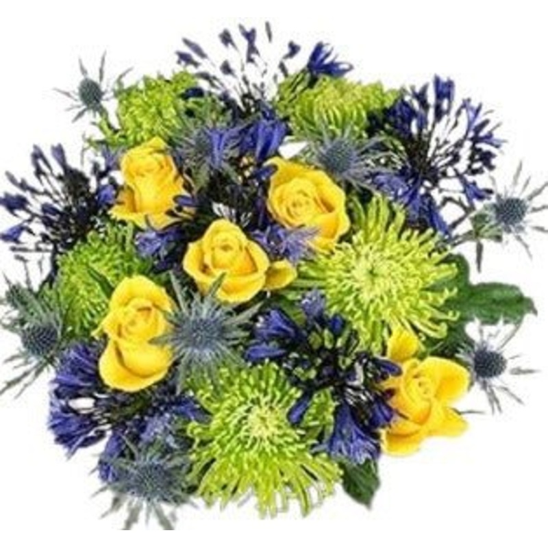 Bright Trio Bouquet-Small (15 stems) & Regular (25 stems) & Large (35 stems) & Extra Large (45 stems) & Luxury (55 stems) & Glamour (65 stems) & Exclusive Glamour (75 stems) & Premium (85 stems) & Posh (100 stems)
