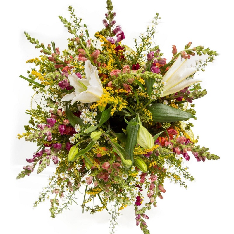 Rustic Golden Grace Flowers Bouquet