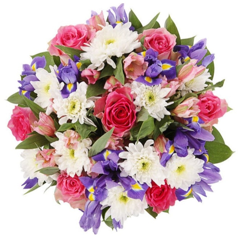 Blossom Blue Breeze Bouquet-Small (20 stems) & Regular (25 stems) & Medium (30 stems) & Large (35 stems) & Extra Large (40 stems) & Luxury (50 stems) & Glamour (60 stems) & Exclusive Glamour (70 stems) & Premium (80 stems) & Premium Extra (90 stems) & Del