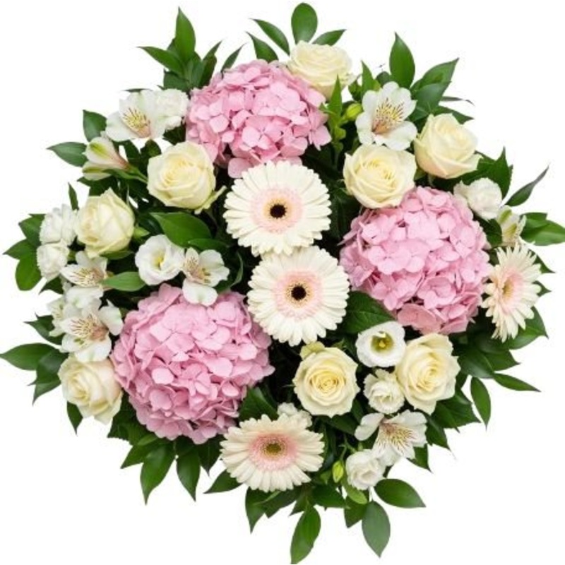 Blushing Grace Bouquet-Small (20 stems) & Regular (25 stems) & Medium (30 stems) & Large (35 stems) & Extra Large (40 stems) & Luxury (50 stems) & Glamour (65 stems) & Exclusive Glamour (80 stems) & Premium (100 stems)